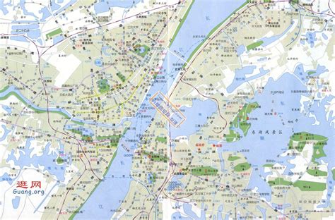 武汉地图全图高清版 图片预览
