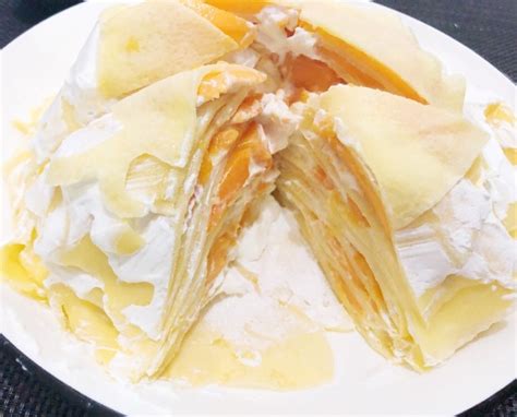 【芒果千层蛋糕🍰的做法步骤图，怎么做好吃】艺术家妈妈_下厨房