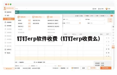 钉钉erp软件收费（钉钉erp收费么） - erp软件 - 钉钉智能财务管理