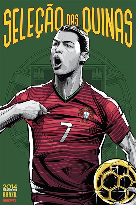 来啦！2014年巴西世界杯32强宣传海报设计 - 优设网 - UISDC