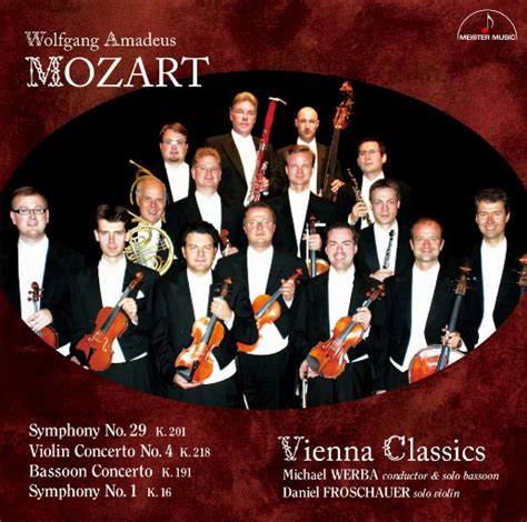 莫扎特: 交响曲 K.201 & K.16, 小提琴协奏曲 K.218, 巴松协奏曲 K.191 - 索尼精选