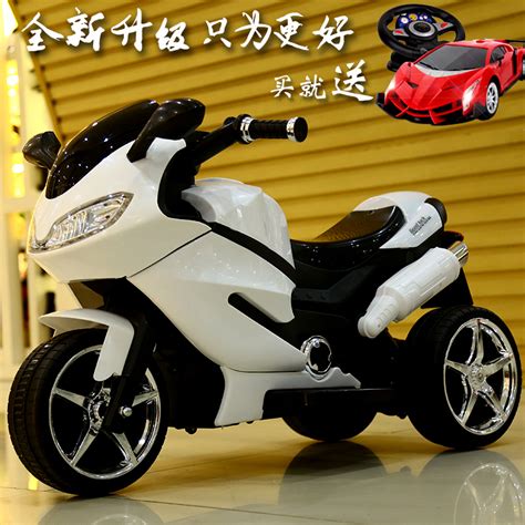 儿童新款电动两轮摩托车电瓶可充电小孩宝宝可坐双人大型号玩具车-阿里巴巴