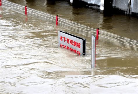 洪峰通过渠县主城区 洪水水位净涨18.88米(图)-新闻中心-南海网
