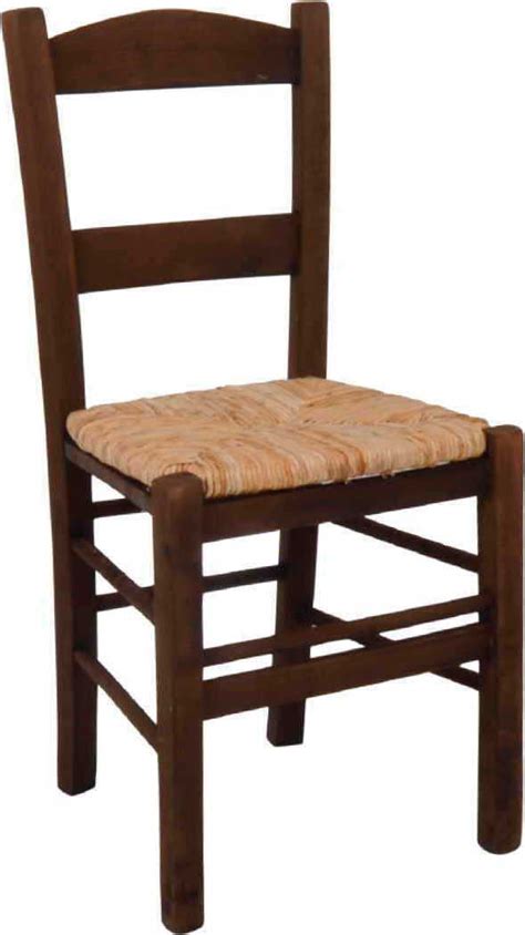 Σύρος Καρέκλα Καφενείου Ξύλινη Καφέ 41x45x88εκ. Ρ950,E2 | Skroutz.gr