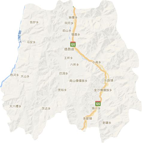 德昌县地图 - 德昌县卫星地图 - 德昌县高清航拍地图