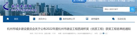 城北线全线获评2020年度杭州市建设工程西湖杯奖（优质工程）
