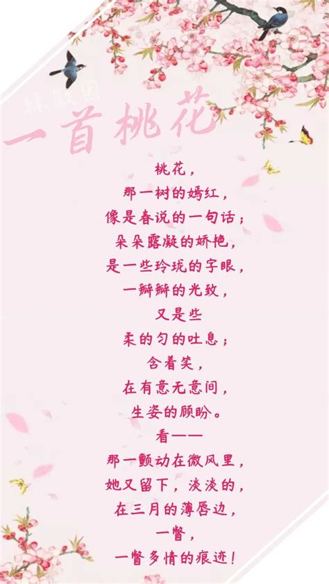 一首桃花现代诗,一首桃花,一首桃花林徽因_大山谷图库
