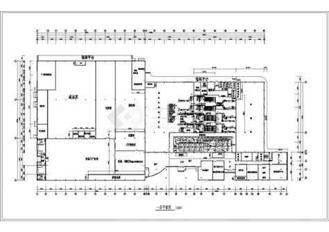 生产车间平面布局图很厚_医疗建筑方案文本_土木在线