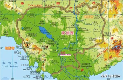 柬埔寨在哪里_ 陆地邻国是哪些国家 - 工作号