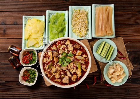 青花椒肥肠鸡,中国菜系,食品餐饮,摄影素材,汇图网www.huitu.com