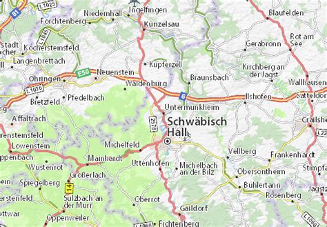 MICHELIN Untermünkheim map - ViaMichelin