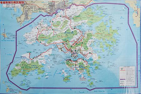 香港行政区划图及香港景点分布图介绍 - 上海本地宝