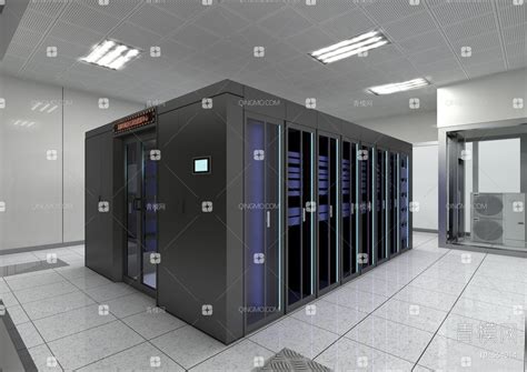 【科技电脑机房3D模型】_现代科技电脑机房3d模型下载_ID564014_免费3Dmax模型库 - 青模3d模型网