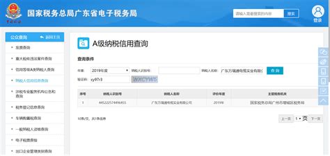 广东万瑞通电缆实业有限公司获评2019年度纳税信用A级纳税人-贵州网