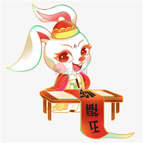 小兔子古风拟人头像女生