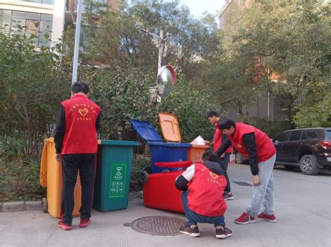 中国农业大学人发学院 团学工作 我院分团委组织开展“垃圾分类桶前值守”志愿活动