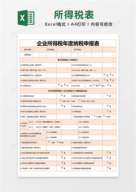 A100000 中华人民共和国企业所得税年度纳税申报表（A类）申报案例①