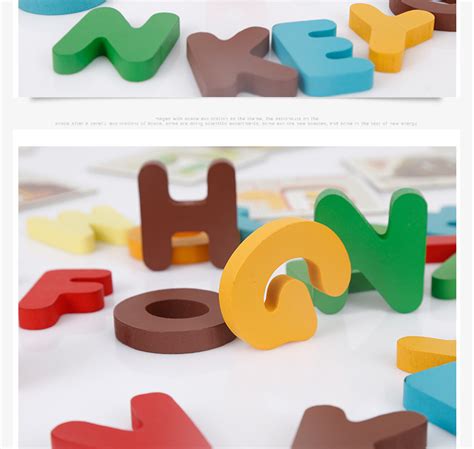 跨境热销儿童木制启蒙早教益智玩具 字母配对积木拼图拼单词游戏-阿里巴巴