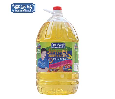 晶胚纯葵花籽油10L - 武汉福达食用油调料有限公司