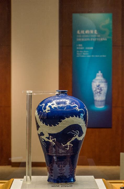 扬州市博物馆藏. 元代霁蓝釉白龙纹梅瓶|白龙|博物馆|梅瓶_新浪新闻