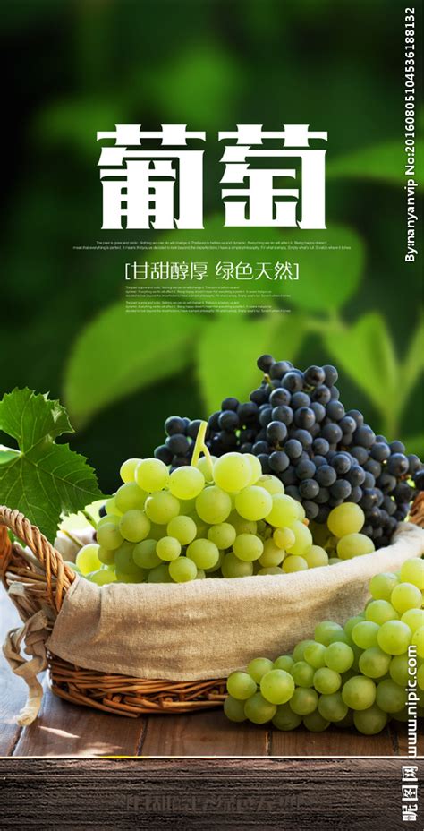 水果葡萄海报设计图__广告设计_广告设计_设计图库_昵图网nipic.com