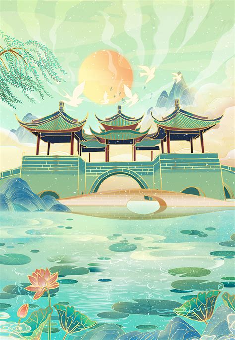 扬州旅游海报图片下载_红动中国