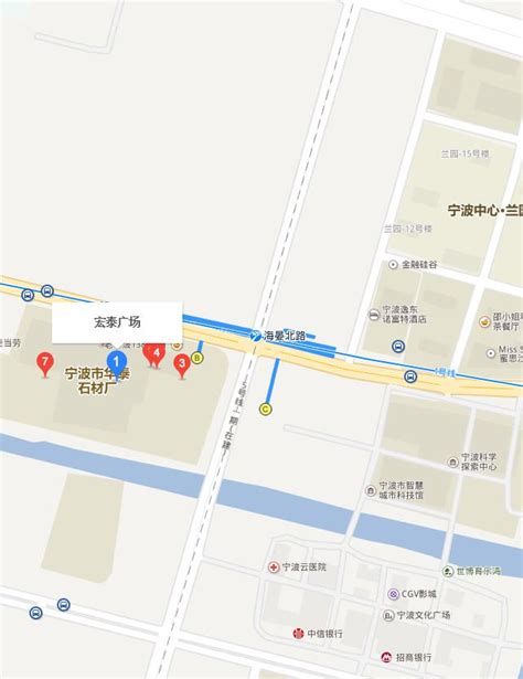 【西游汽车网】宁波宏泰广场交通路线指引