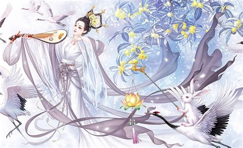 仙鹤古风拟人头像女生版