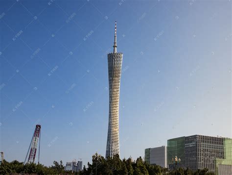 广州白天CBD市区慢门摄影图配图高清摄影大图-千库网