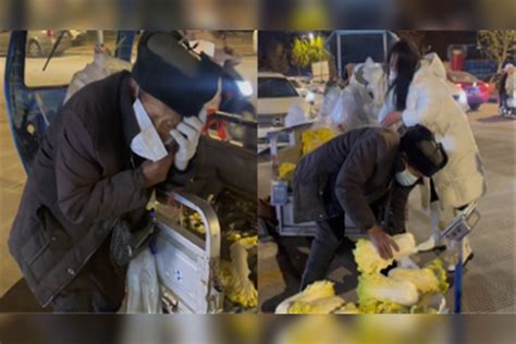 百岁留守老人冒雨步行一小时去卖菜，佝偻的背影让人动容！