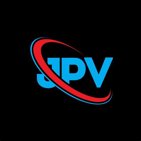 logotipo jpv. carta jpv. diseño del logotipo de la letra jpv. logotipo ...