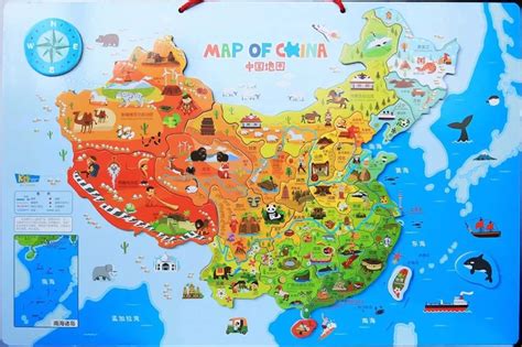 中国趣味地图图片