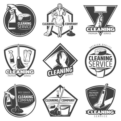 公司logo清洁服务 名片 VI宣传标准制图|平面|宣传品|井闲 - 原创作品 - 站酷 (ZCOOL)