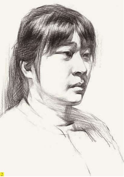 非主流黑白素描头像