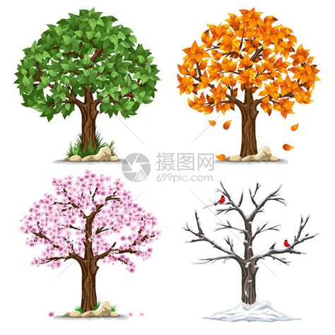 四季拼图冬天春天夏天和秋天的美高清图片下载-正版图片504795018-摄图网