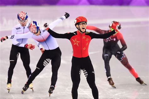平昌冬奥会短道速滑比赛武大靖夺得男子500米金牌_新体育网