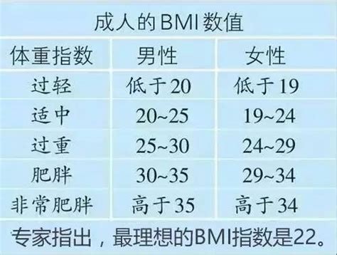 体重指数bmi的计算公式 他的BMI=68/1.75^