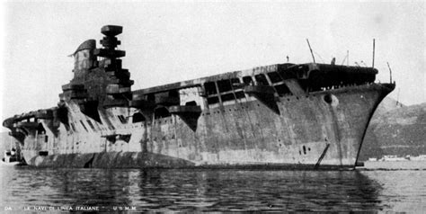 用客轮改装的航母，完成度90%却被炸毁，浅谈意大利天鹰号航母