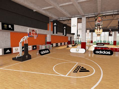 大型篮球馆装修设计案例效果图-运动场馆设计-浙江国富装饰