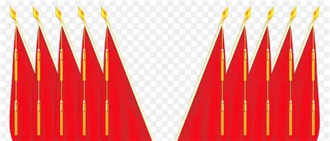 人民代表大会背景旗帜 十面红旗PNG图片素材下载_图片编号qkexaear-免抠素材网