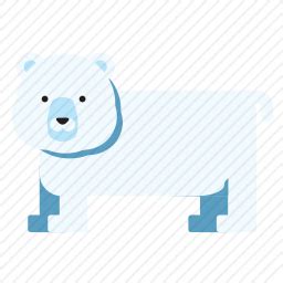 北极熊图标-有SVG,PNG,EPS格式-寻图标
