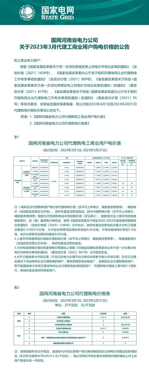 国网山东省电力公司关于2023年7月代理购电价格公告