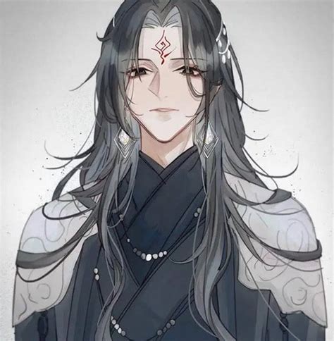 男生长发非主流头像动漫