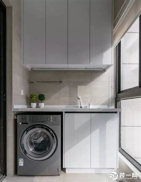 现代阳台 洗衣机柜-室内设计-拓者设计吧