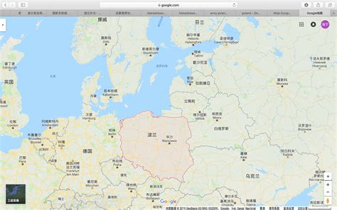 波兰地图图片