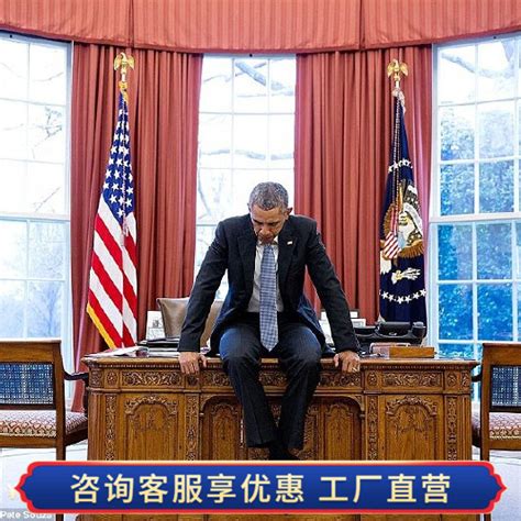 美国总统御用书桌办公桌 总裁老板专用豪华全实木雕花大班台1.9米-淘宝网