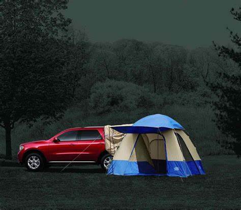 dodge Grand Caravan The tent is blue and gray, has a 10` x 10` sleeping ...