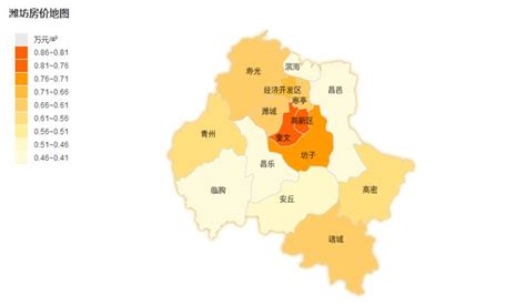 潍坊市区区域划分图,潍坊五区划分,奎文区街道划分_大山谷图库