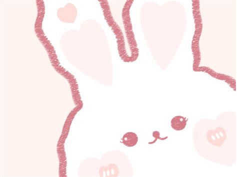 卡通粉嫩可爱兔子头像框免抠元素PNG图片素材下载_头像PNG_熊猫办公