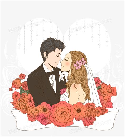 新娘手绘图片